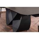 Стол обеденный SIGNAL INFINITY Ceramic Azario black черный/черный мат 160-240/95